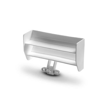 Xray X1 Composite Rear Wing - Lightweight & Wide - White (XR373514)