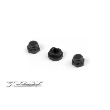 Xray Composite Spring Holder & Nut (2+1) (XR373590)
