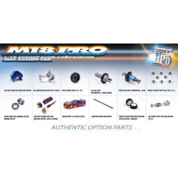 Xray Xray M18 Pro Lipo - 4wd Shaft Drive 1/18 Micro Car (XR380003)