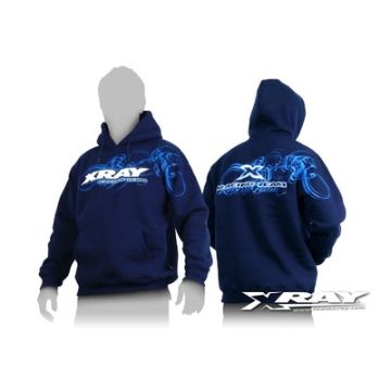Xray Xray Sweater Hooded - Blue (L) (XR395500L)