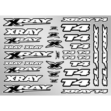 Xray Xray T4 Sticker For Body - White (XR397326)