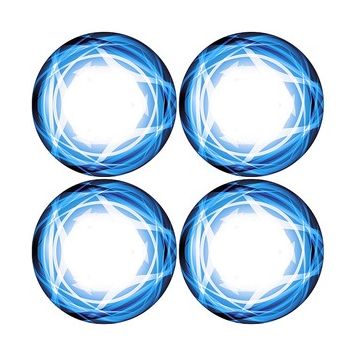 Xray Xray Truggy Wheel Stickers - Die-Cut - Blue (XR397352)