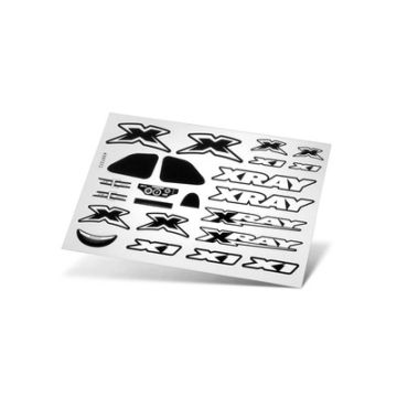 Xray Xray X1 Sticker For Body - White (XR397372)