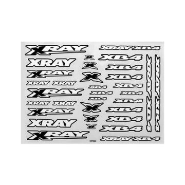 Xray Xray XB4 Sticker For Body - White (XR397380)