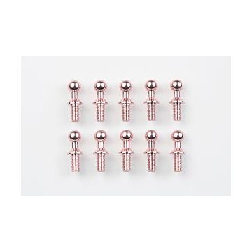 Tamiya Alu. 4mm Ball Connect Pink X10 (THC40512)