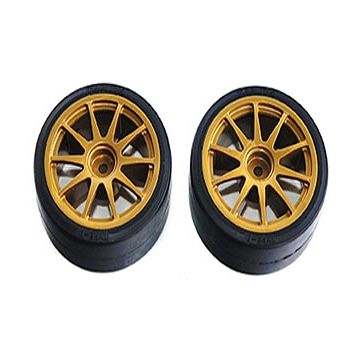 Tamiya Drift Tyres Type-A & Wheels (THC51219)