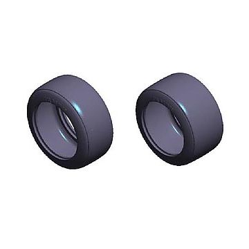 Tamiya F104 Rubber Tyres Rear (THC51400)