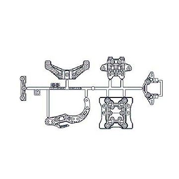 Tamiya Ff-03 M Parts (Damper Stay) (THC51422)