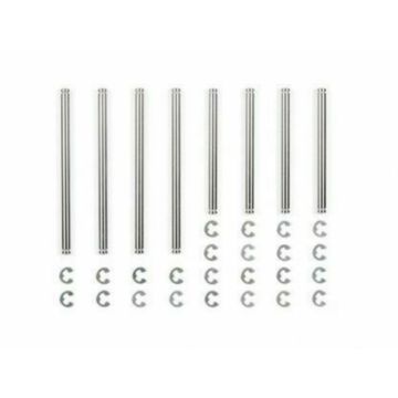 Tamiya TL01 Stainless Steel Suspension Shaft Set (FF02, M03, M04, TL01B, WR02) (THC53301)