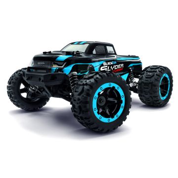 BlackZon Slyder MT Turbo 4wd Monster Truck RTR Brushless - Blue (540209)