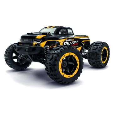 BlackZon Slyder MT Turbo 4wd Monster Truck RTR Brushless - Yellow (540213)
