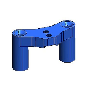 Tamiya DB02 Alumin Upper Arm Mount (THC54437)