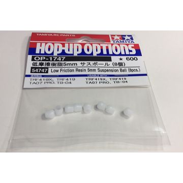 Tamiya Low-Fric Resin Sus Ball X 8 (THC54747)