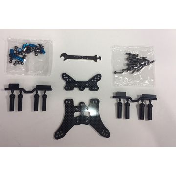 Tamiya TT-02B Carbon Fr Damper Stays (THC54754)
