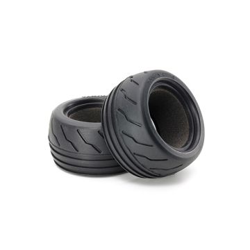 Tamiya T3-01 W Semi-Slick Tires R X 2 (THC54830)