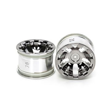 Tamiya T3-01 Chrome Whl 4 Wss Tire R (THC54831)