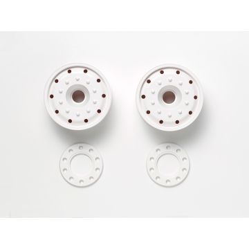 Tamiya Truck BB Wheels 30mm/White x2 (THC56544)