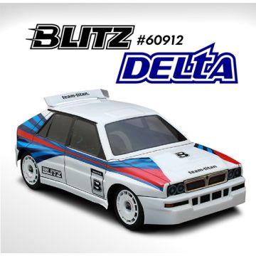 Blitz Lancia Delta 225mm 0.8mm M -Chassis Clear Body (60912-07)