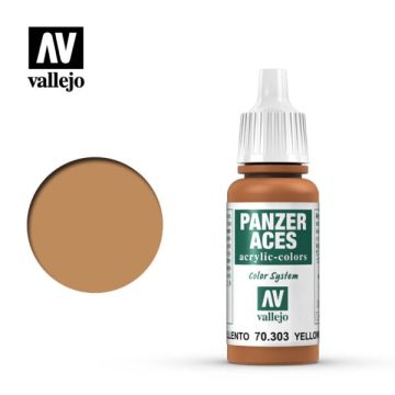 AV Vallejo Panzer Aces 17ml - Yellowish Rust (VAL303)
