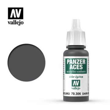 AV Vallejo Panzer Aces 17ml - Dark Rubber (VAL306)