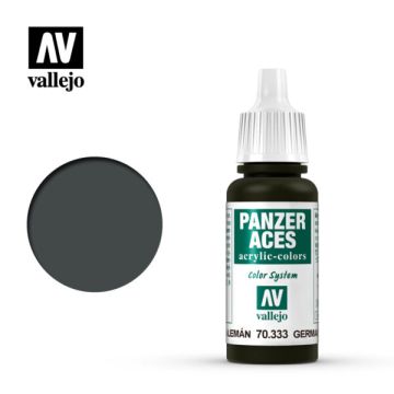 AV Vallejo Panzer Aces 17ml - German Tank Crew (Black) (VAL333)