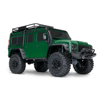 Traxxas TRX-4 Land Rover Defender 1:10 4X4 Trail Crawler - Green - Clipless Body (TRX82256-4-GRN)