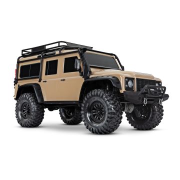 Traxxas TRX-4 Land Rover Defender 1:10 4X4 Trail Crawler - Sand - Clipless Body (TRX82256-4-SAND)