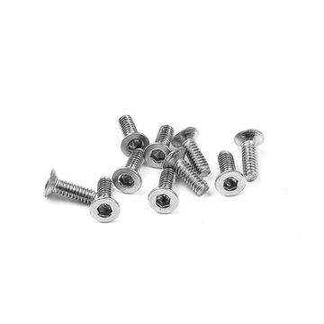 Xray Hex Screw Sfh M2X6 - Stainless  (10) (XR903206)