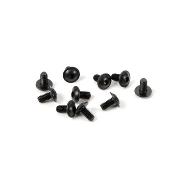 Xray Hex Screw Flanged Sh M4X8  (10) (XR911408)