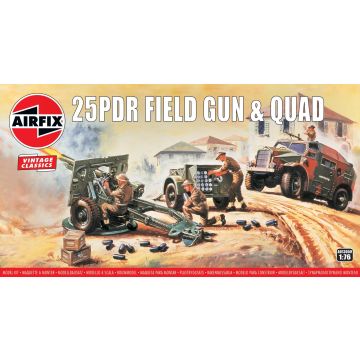 Airfix 25PDR Field Gun & Quad  (A01305V)