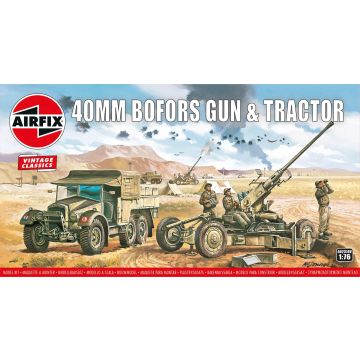 Airfix Bofors 40mm Gun & Tractor (A02314V)