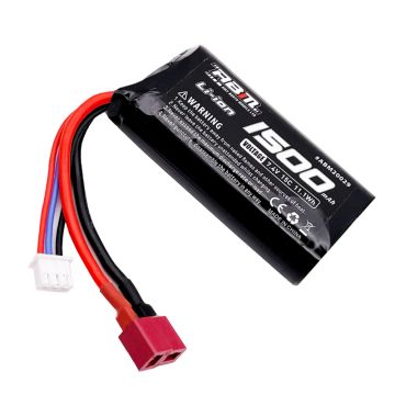 ABM-RC Li-ion 7.4V 1500mAh T-Plug  - Blackzon Smyter/FTX Tracer (ABM20029)