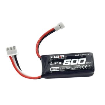 ABM-RC 7.4V 600mAh 30C Molex Plug (ABM20033)
