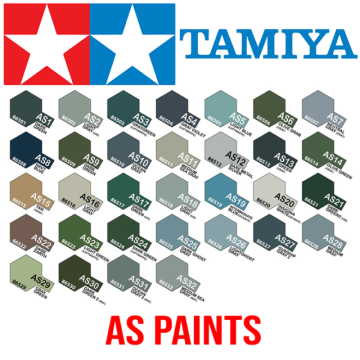 Tamiya AS Spray Acrylic Paint 100ml â€“ Full Range