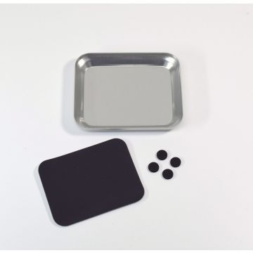 Absima Aluminium Bowl With Magnet Plate Silver (AB3000062)