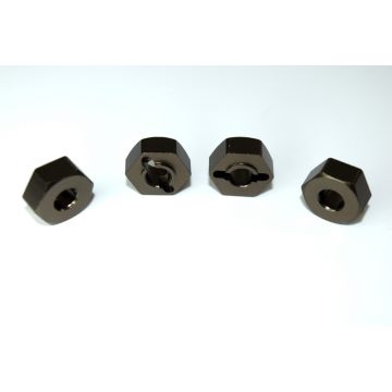 Absima Aluminium Wheel Hex Hub (4) ATC 2.4 RTR/BL (AB1230241)