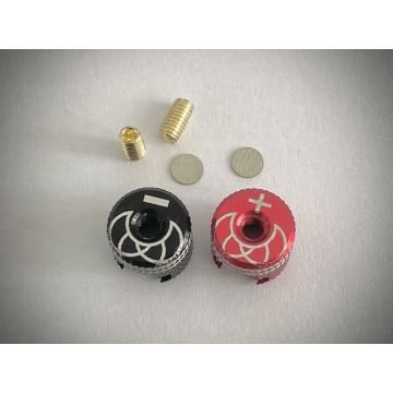 Absima Aluminum Heatsink Bullet Plug Heads (2) (AB3040019)