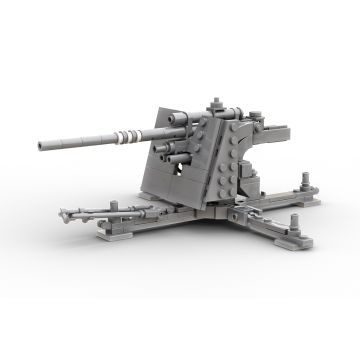 Build Army 88mm Flak 36 Artillery (B0036)