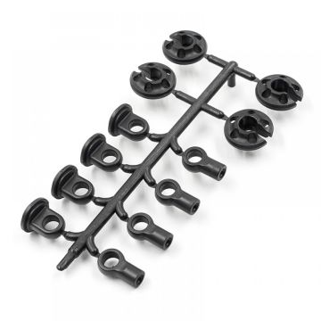 Yeah Racing DSG Damper Piston Head End Spring Cup Parts Set (BBG-001)