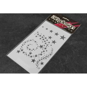 Bittydeisgn Vinyl Stencil - Stars V2 (BD-STC-021)