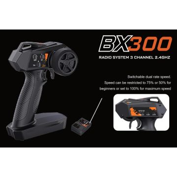 PD Racing Radio System 3 Channel 2.4GHz RX/TX (BX300)