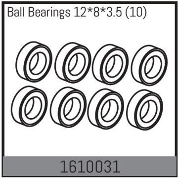 Absima Ball Bearings 12*8*3.5 (10) (AB1610031)