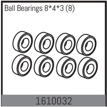 Absima Ball Bearings 8*4*3 (8) (AB1610032)
