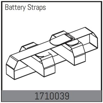 Absima Battery Straps (AB1710039)