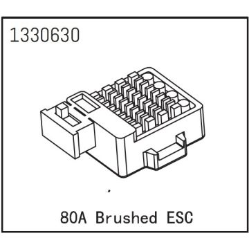 Absima 80A Brushed ESC (AB1330630)