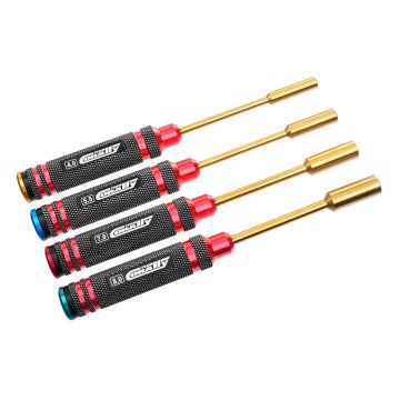 Corally Pro Nut Driver Set - 4.0, 5.5, 7.0, 8.0mm (C-16190)