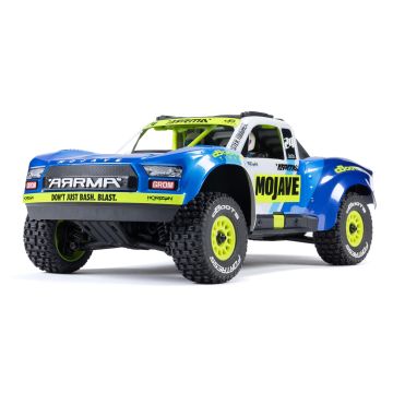 Arrma 1/16 MOJAVE GROM MEGA 4X4 DT with Battery & Charger Blue (C-ARA2104T2)