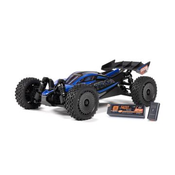 Arrma 1/14 TYPHON GROM 223S BLX 4X4 with Batt/Charger Blue (C-ARA2306ST2)