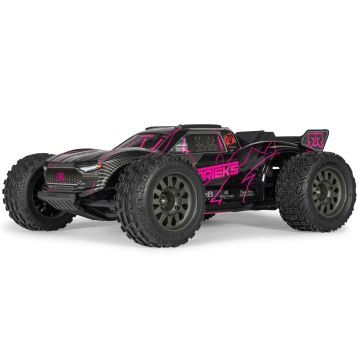 Arrma 1/10 VORTEKS 223S DSC 2WD RTR Brushless Stadium Truck, Pink (C-ARA3505T3)