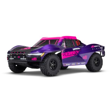 Arrma 1/10 FURY 223S BLX 4X2 SCT RTR with DSC Purple (C-ARA3521T3)